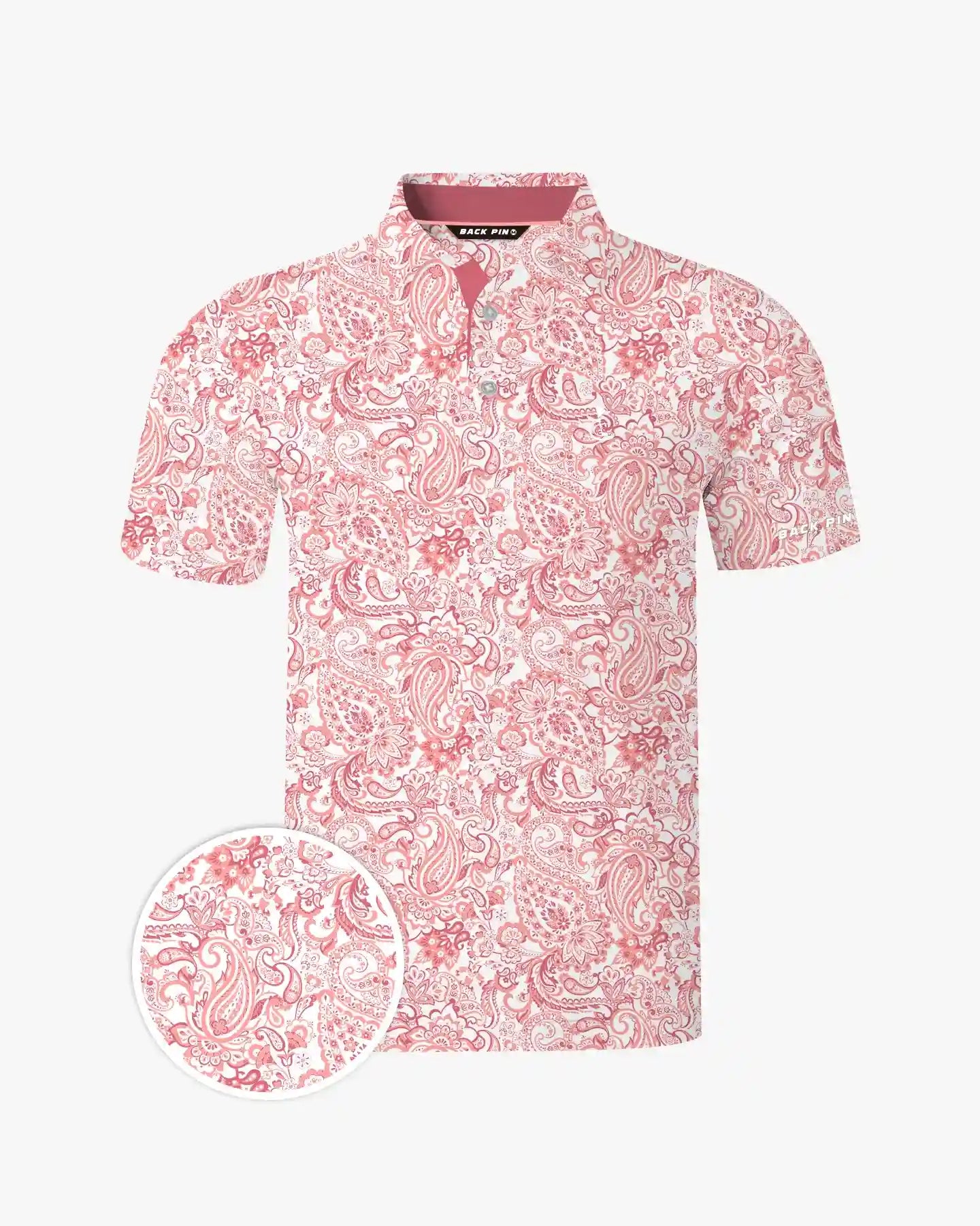 Catalina Paisley Polo-Back Pin Golf