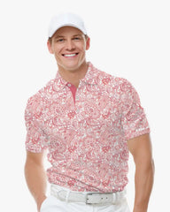 Catalina Paisley Polo-Back Pin Golf