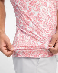 Catalina Paisley Polo-Back Pin Golf