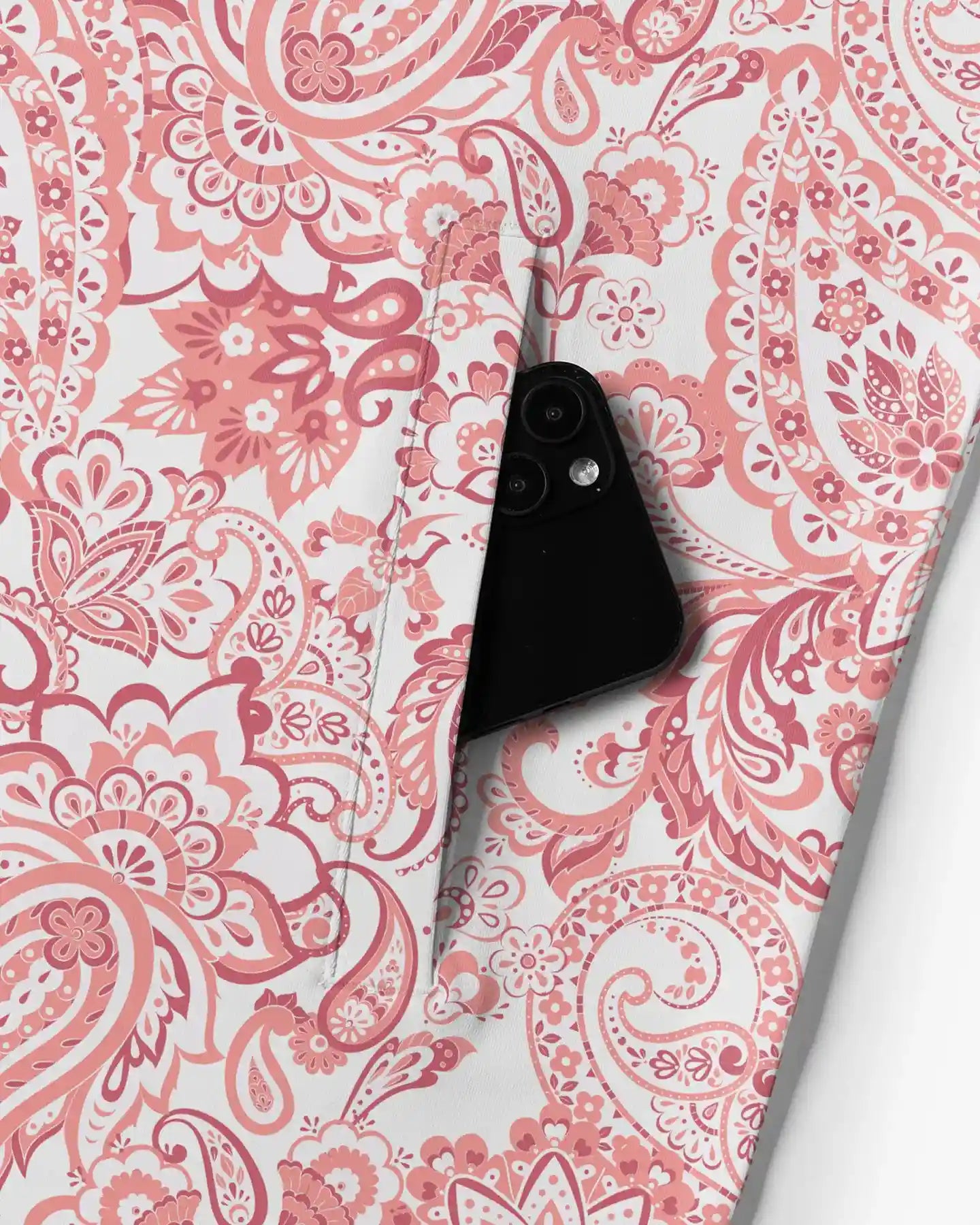 Catalina Paisley Quarter Zip - Back Pin Golf-12