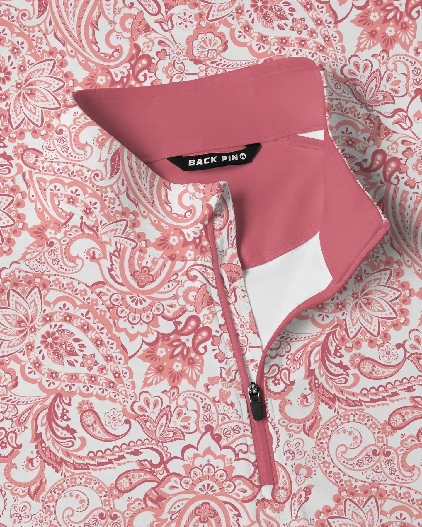 Catalina Paisley Quarter Zip - Back Pin Golf-123