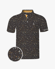 Charcoal Confetti Polo
