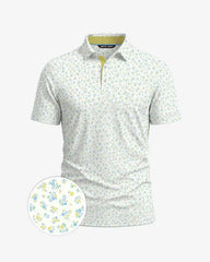 Sunny Ditsy Floral Polo