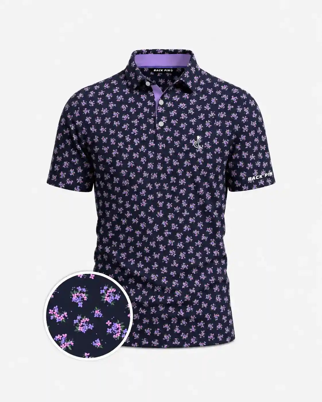 Midnight Ditsy Polo