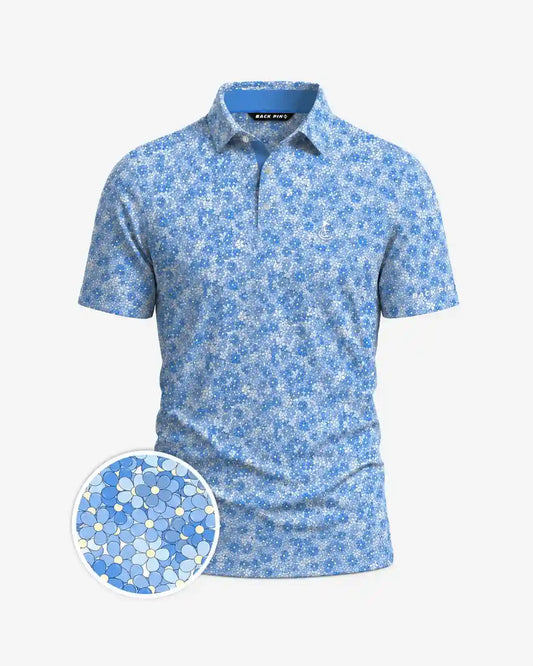 Cobalt Blue Hydrangea Polo