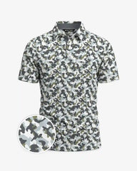 Sage Gray Camo Polo