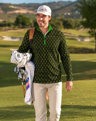 Christmas Lights Spiral Tree Quarter Zip