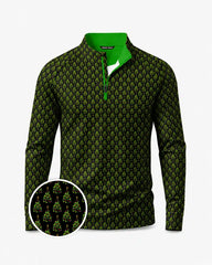 Christmas Lights Spiral Tree Quarter Zip