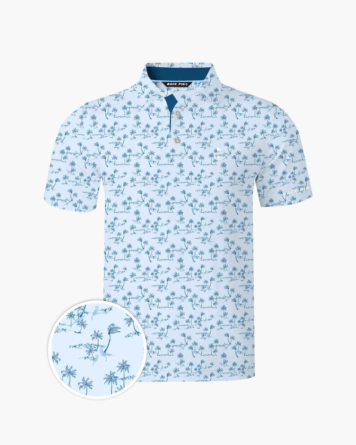 Coastal Jungle Escape Polo