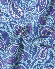 Coastal Paisley Quarter Zip