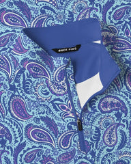 Coastal Paisley Quarter Zip