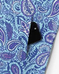 Coastal Paisley Quarter Zip
