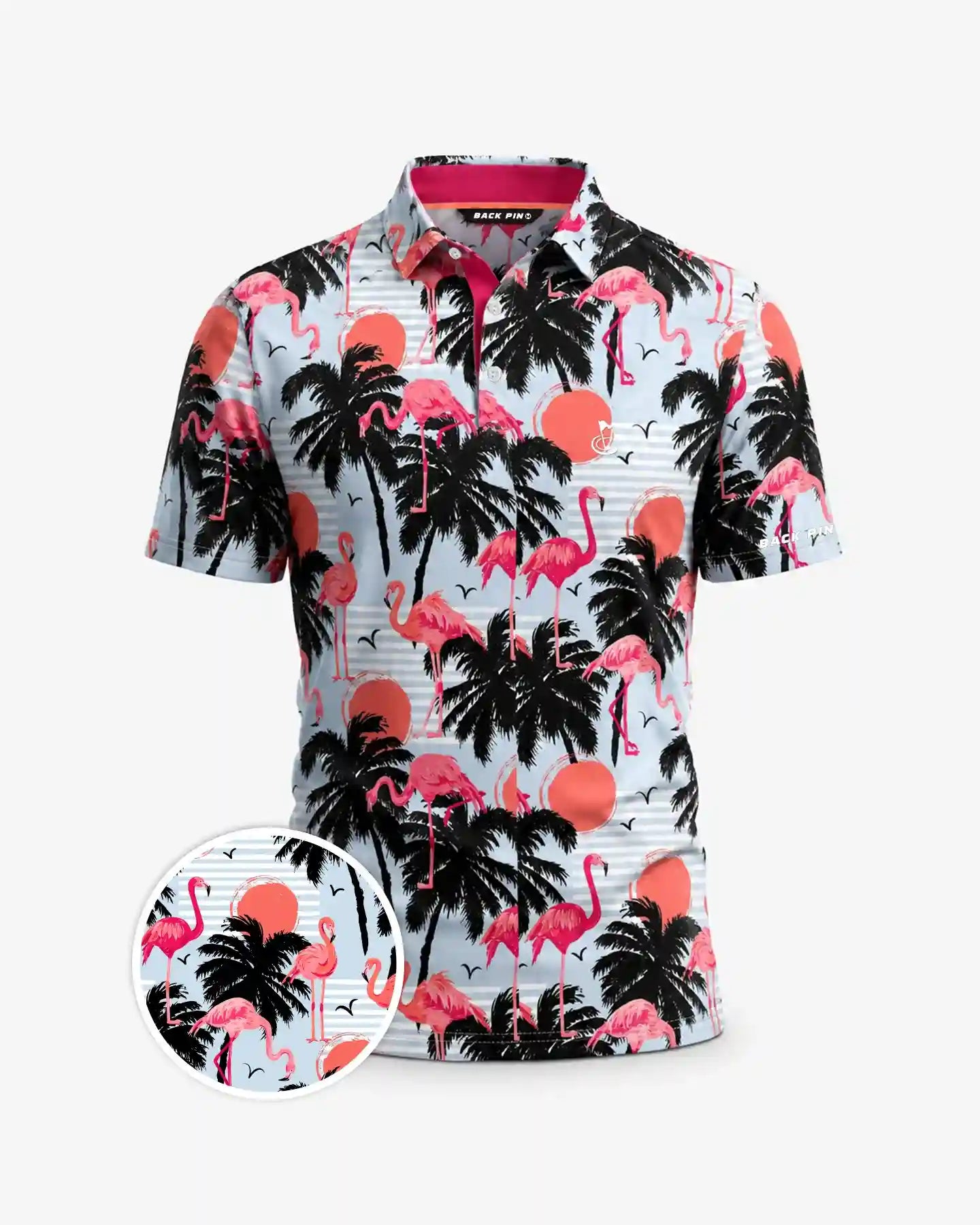 Coastal_Flamingo_Sunset_Polo