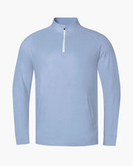 Color-Blocked Stretch Quarter Zip