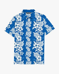 Coral Reef Bloom Hawaiian Polo