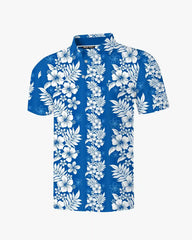 Coral Reef Bloom Hawaiian Polo