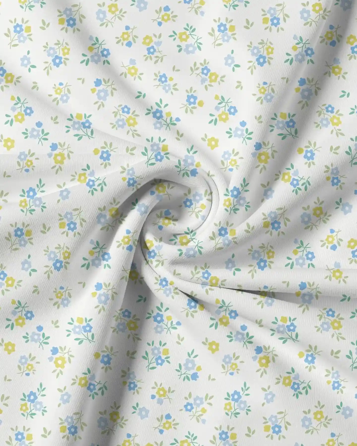 Ditsy Floral Quarter Zip-Back Pin Golf25