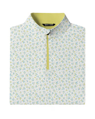 Ditsy Floral Quarter Zip-Back Pin Golf2
