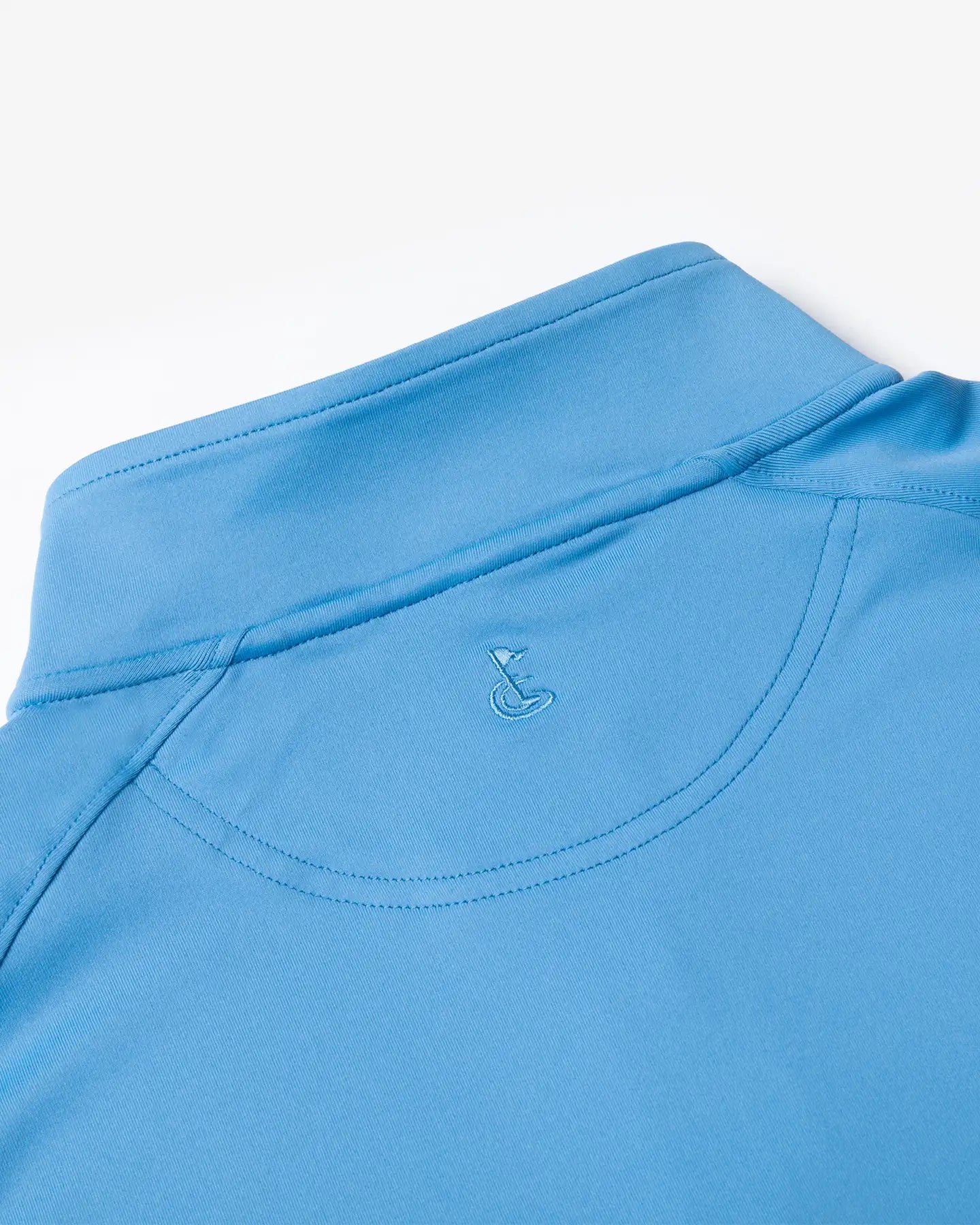 Elite Performance Quarter Zip - Blue - Back Pin Golf