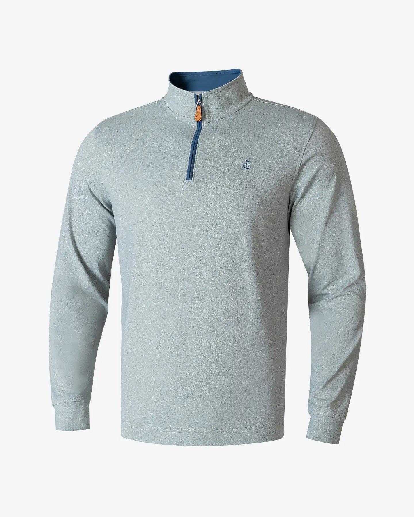 Elite Performance Quarter Zip - Gray - Back Pin Golf