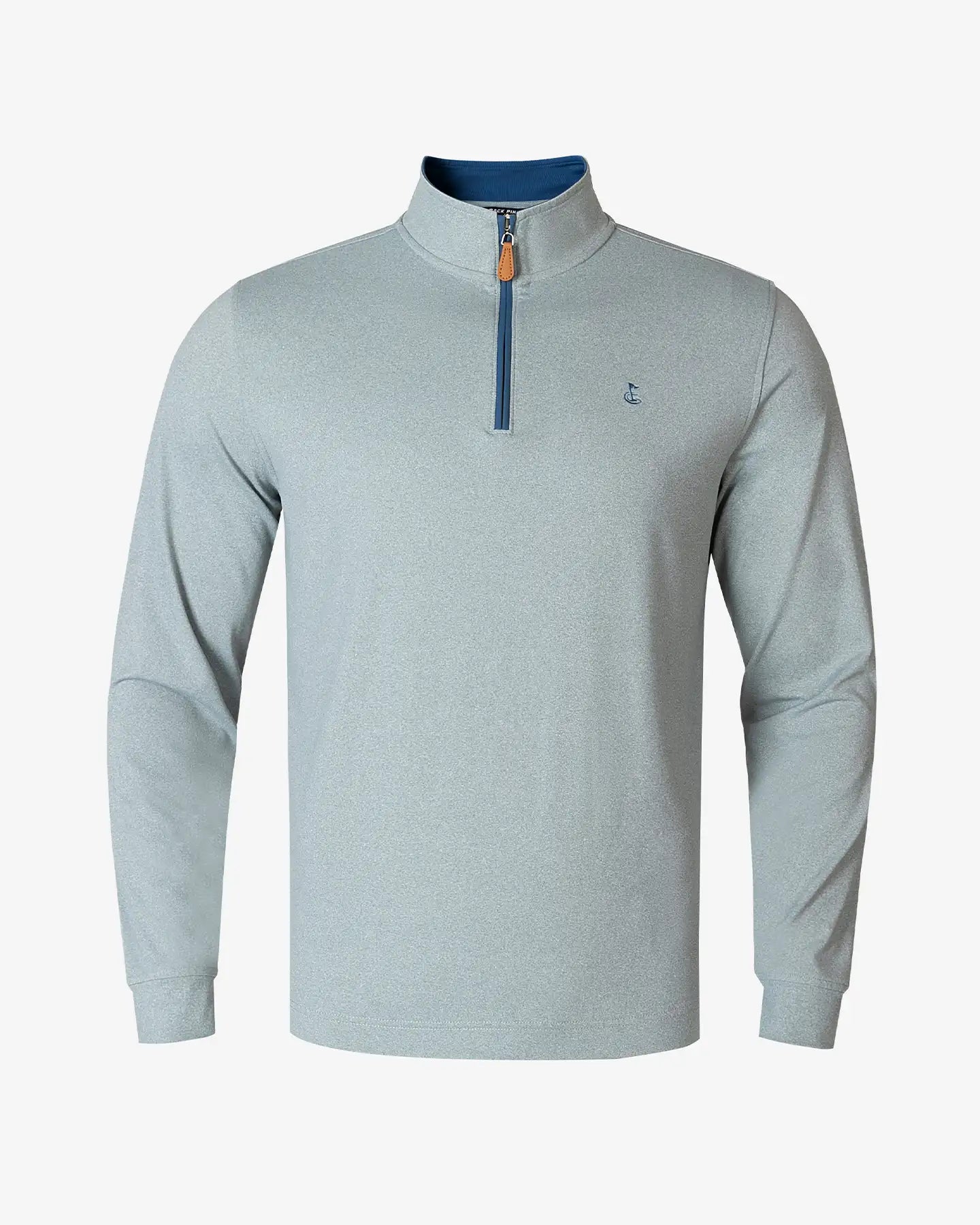 Elite Performance Quarter Zip - Gray - Back Pin Golf