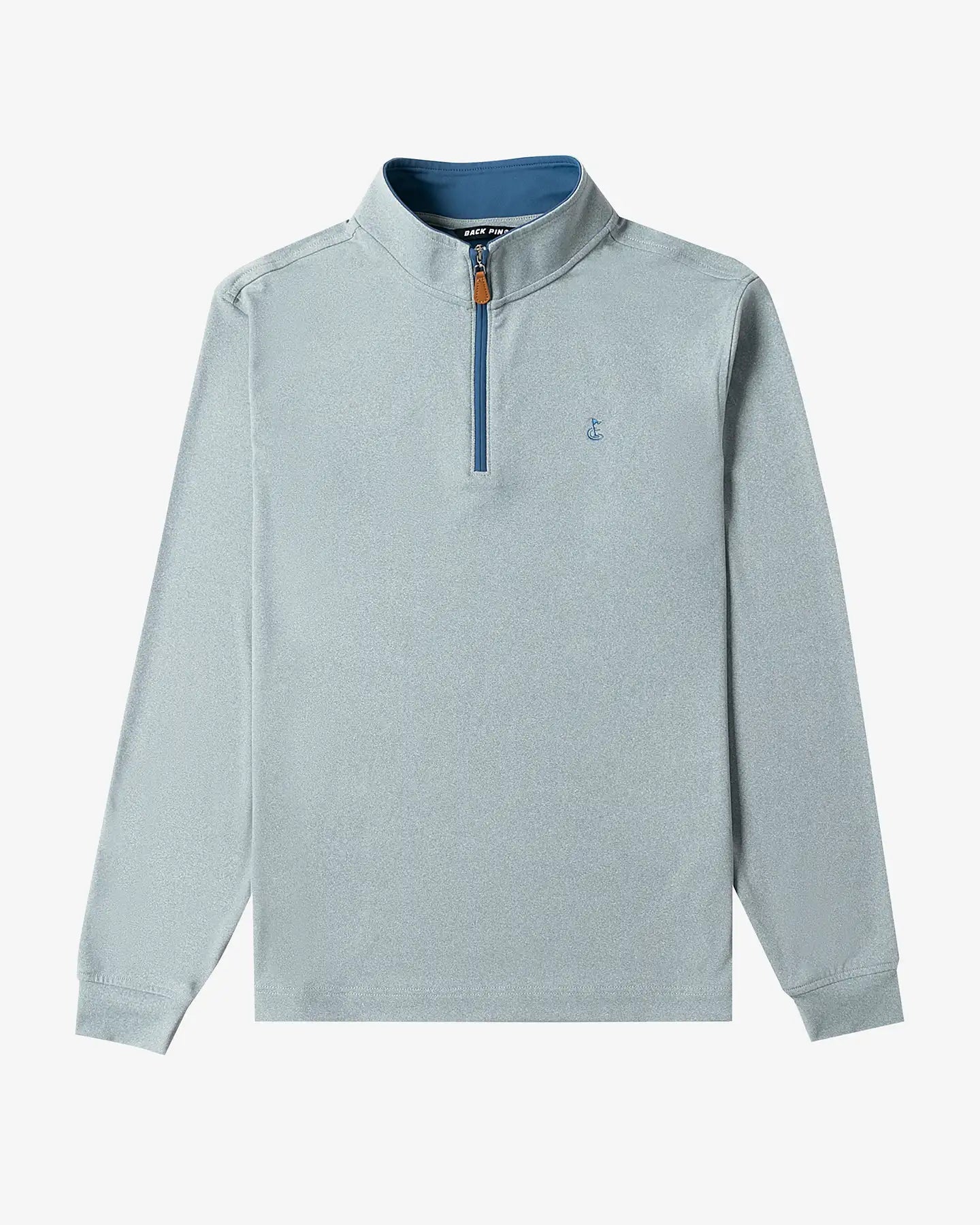 Elite Performance Quarter Zip - Gray - Back Pin Golf