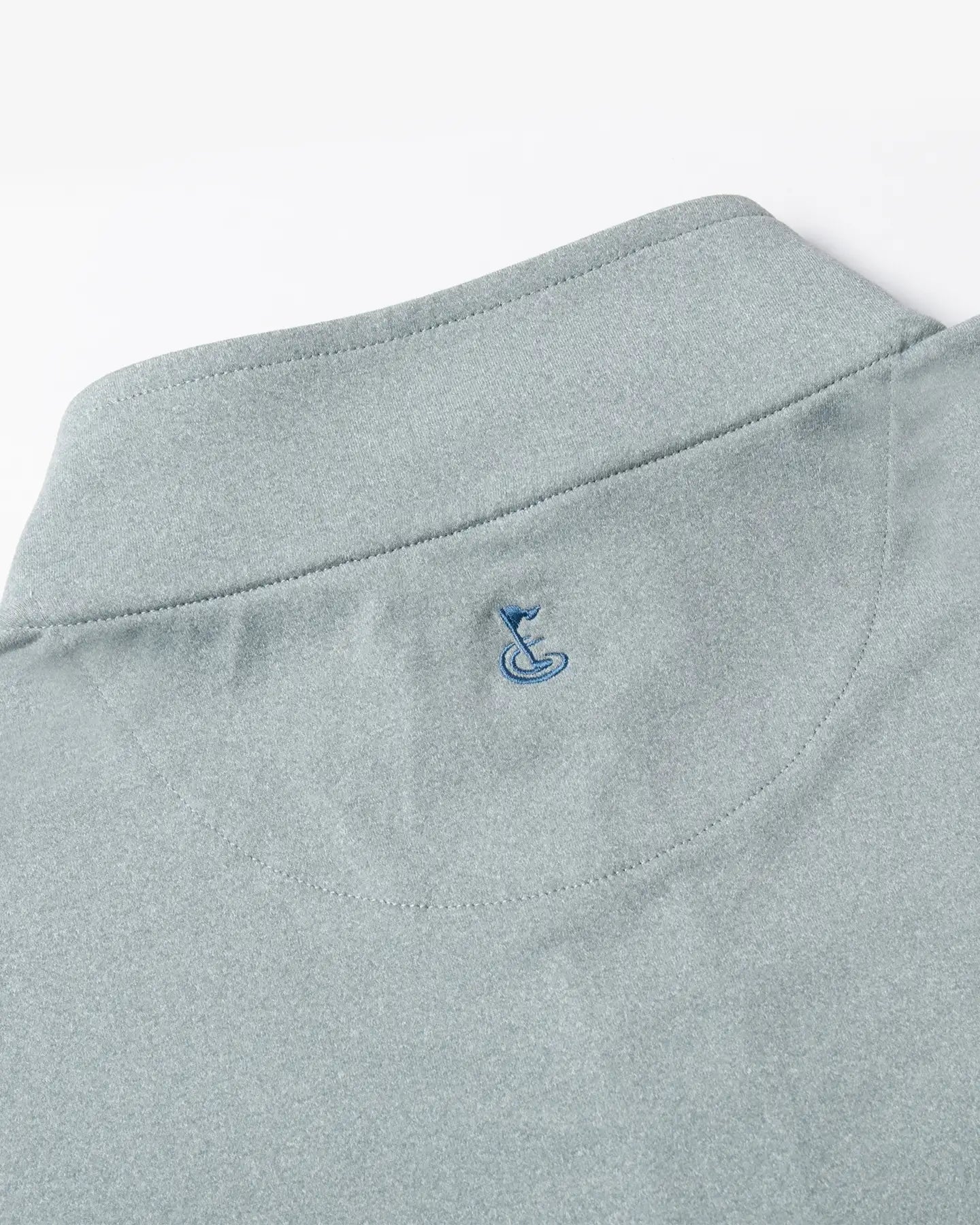 Elite Performance Quarter Zip - Gray - Back Pin Golf