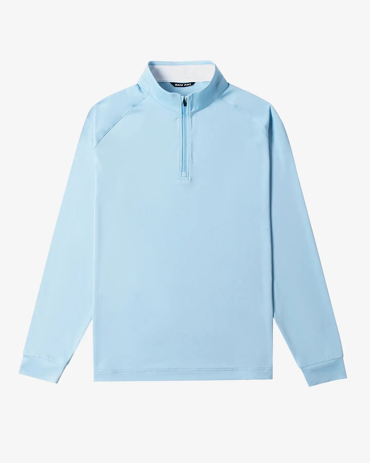 Elite Performance Quarter Zip - Light Blue - Back Pin Golf