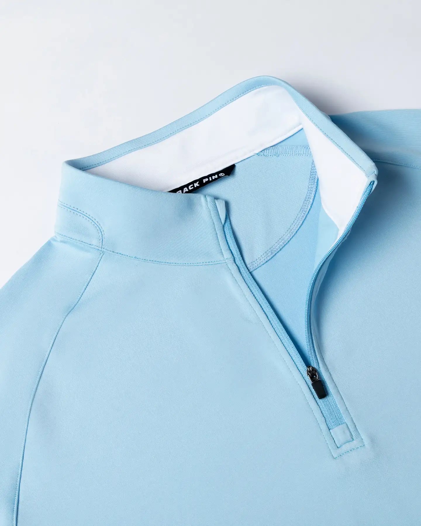 Elite Performance Quarter Zip - Light Blue - Back Pin Golf