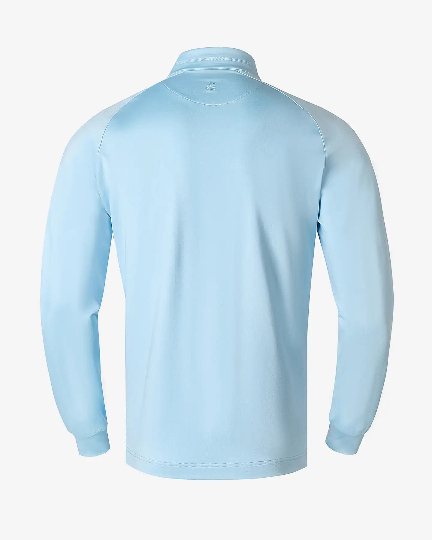 Elite Performance Quarter Zip - Light Blue - Back Pin Golf