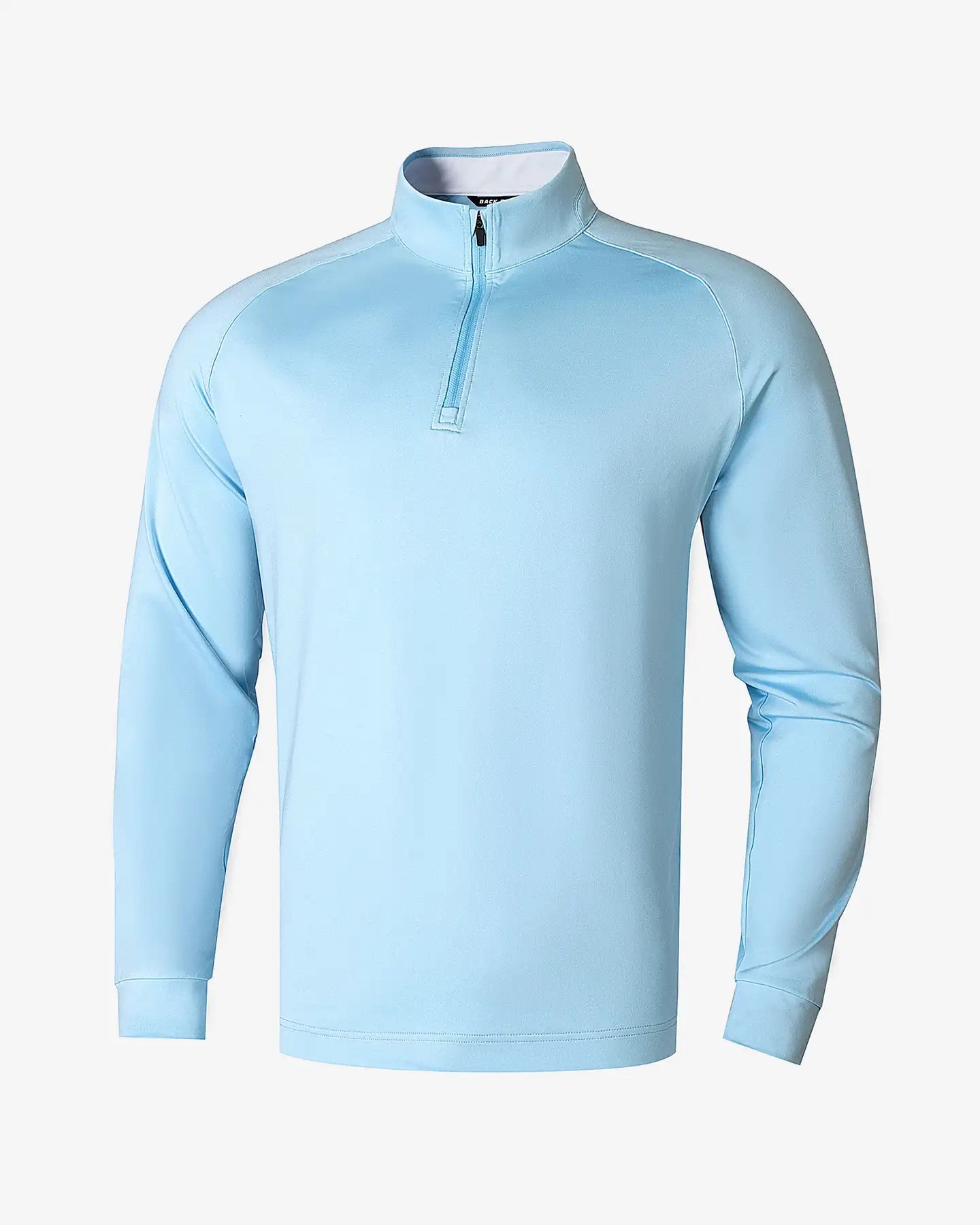 Elite Performance Quarter Zip - Light Blue - Back Pin Golf