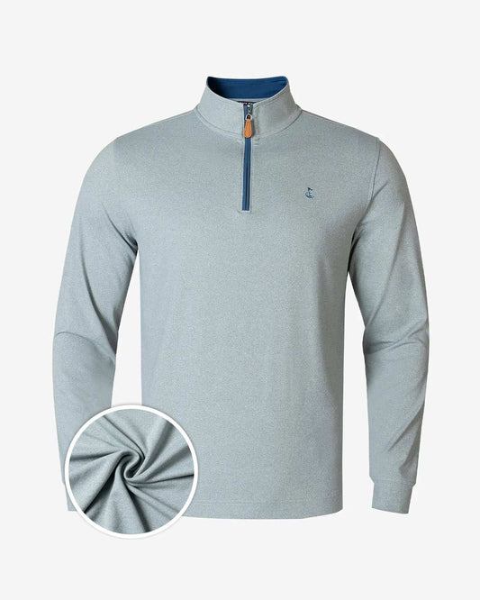 Elite Performance Quarter Zip - Gray