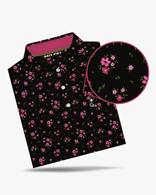 Fairway Floral Print Polo