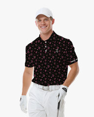 Fairway Floral Print Polo