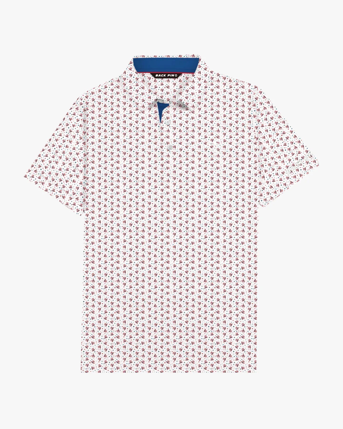 Freedom Hat Print Performance Polo
