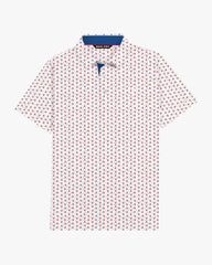 Freedom Hat Print Performance Polo