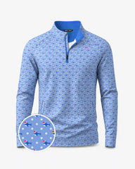 Funny Christmas Shark Quarter Zip