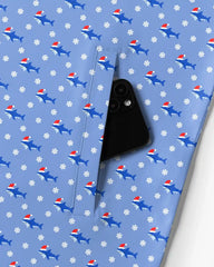 Funny Christmas Shark Quarter Zip