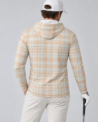 Golden Hour Plaid Hoodie
