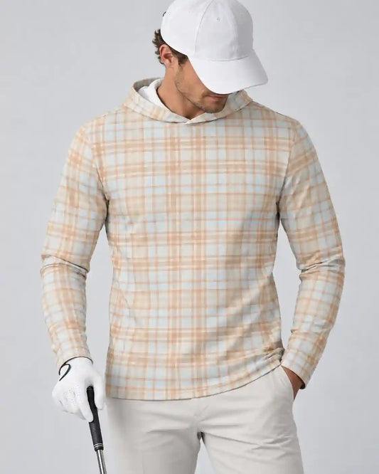 Golden Hour Plaid Hoodie
