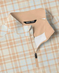 Golden Hour Plaid Quarter Zip
