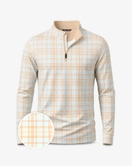 Golden Hour Plaid Quarter Zip