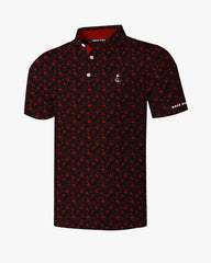 Halloween Bloodstain Handprint Polo - Back Pin Golf