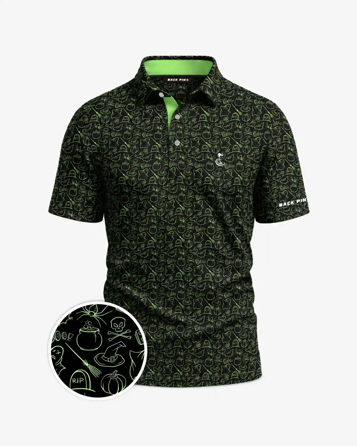 Halloween Spirit Golf Polo