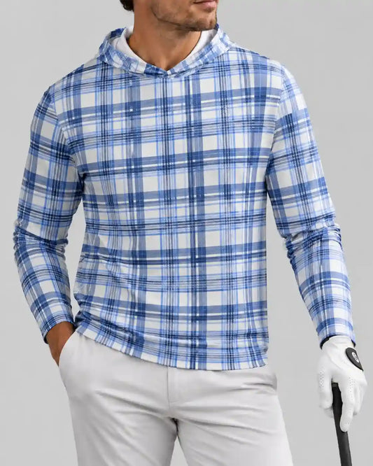 Harbor Light Plaid Hoodie