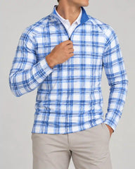 Harbor Light Plaid Quarter Zip