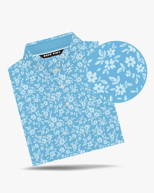 Hawaiian Floral Polo
