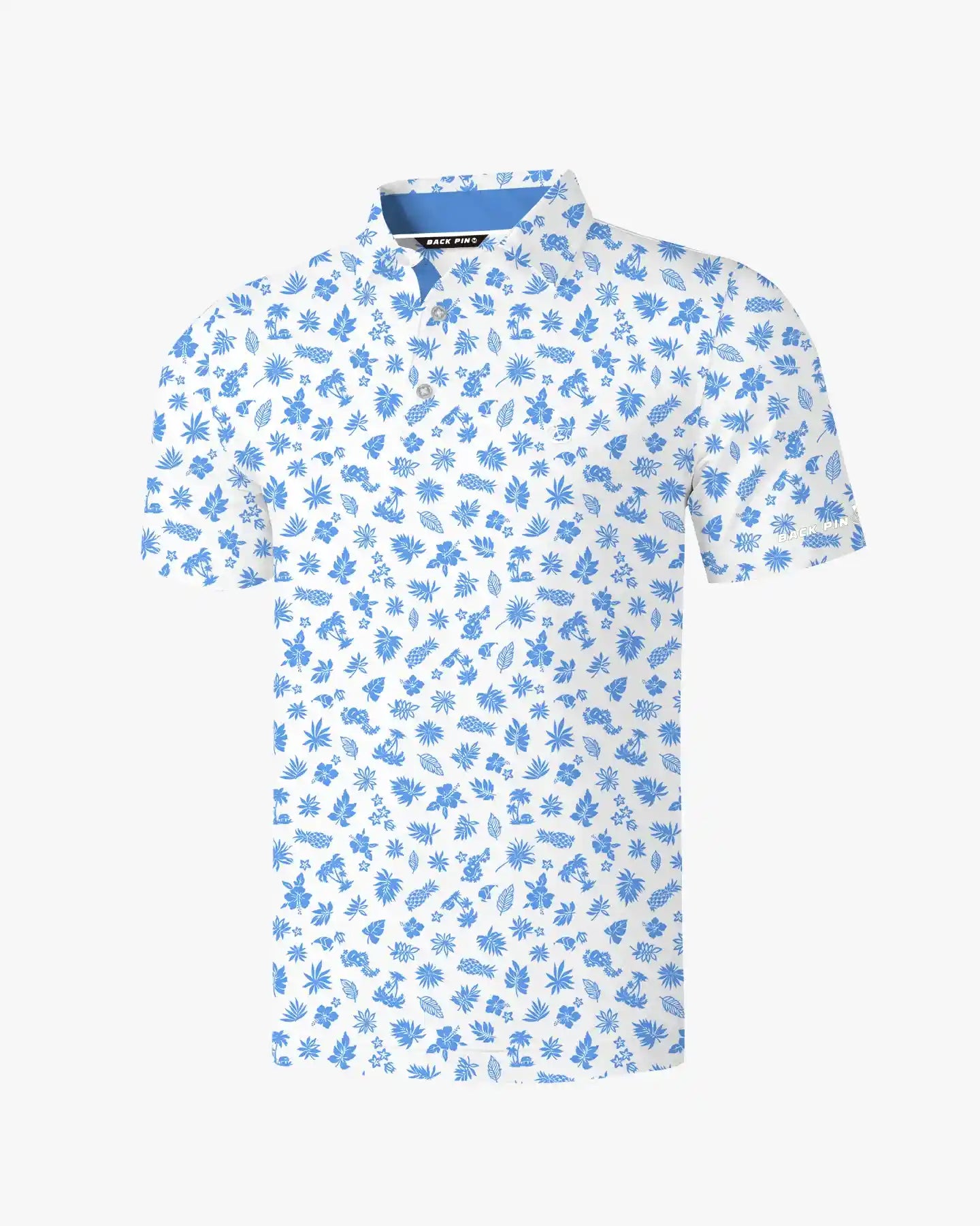 Hawaiian Pineapple Polo-Back Pin Golf
