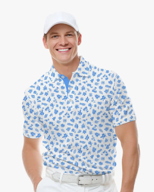 Hawaiian Pineapple Polo-Back Pin Golf