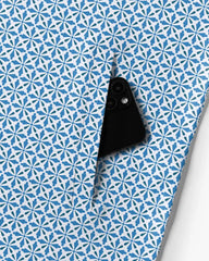 Ivy Blue Geo Quarter Zip